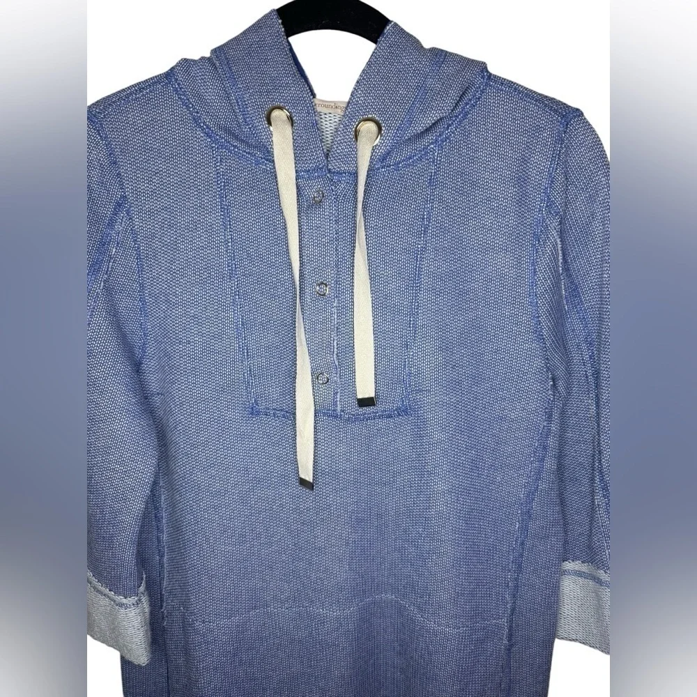 Soft Surroundings Just Beachy Pullover Size S Blue